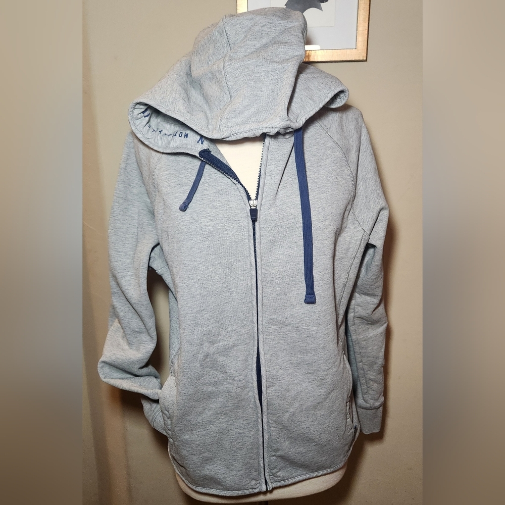 Indian Mororcycle Full Zip Hoodie‎ Women's Size Large Heathered Gray